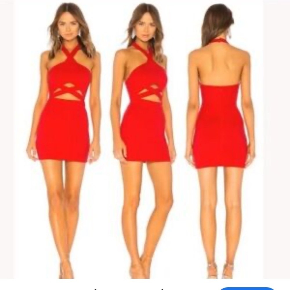 Superdown Revolve Scarlet Strapless mini Dress women S event holiday party Y2K